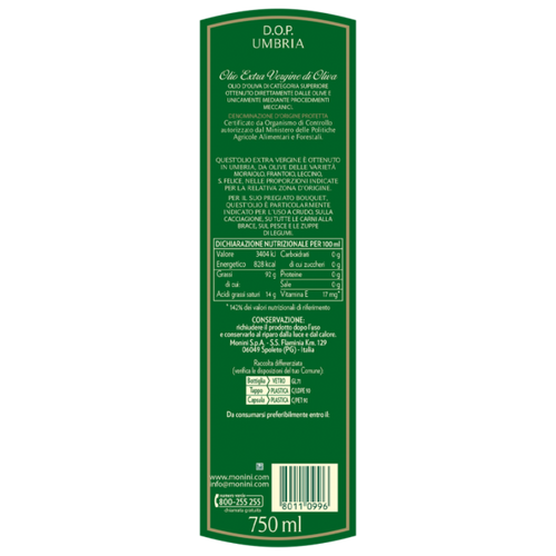 Olio Extra Vergine di Oliva  D.O.P. Umbria - 500 ML